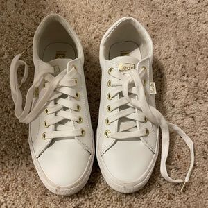 Keds jump kick white leather sneaker 7.5